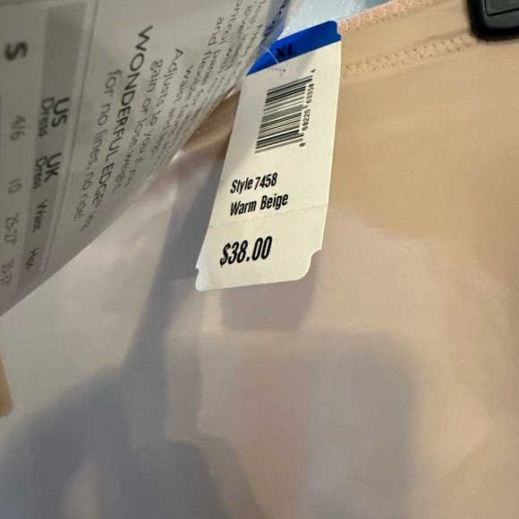 Naomi & Nicole 7458 Adjusts to You Waistline Bike Pant Firm Control Sz XL Beige - Picture 5 of 12